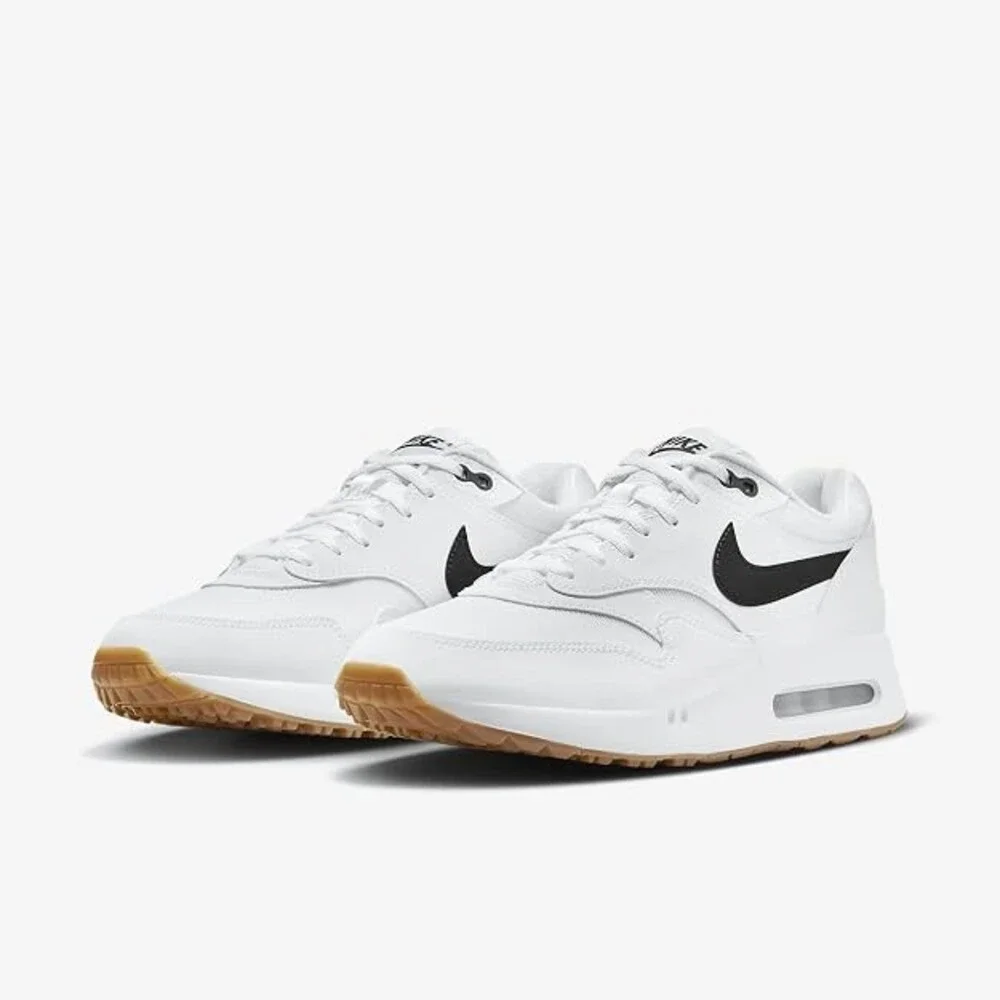 Nike Mens Air Max 1 '86 Og Golf SHOES White/Gum Medium Brown/Black SZ 9.5